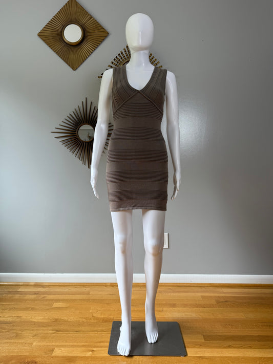 Arden B - Gray Bandage Mini Dress