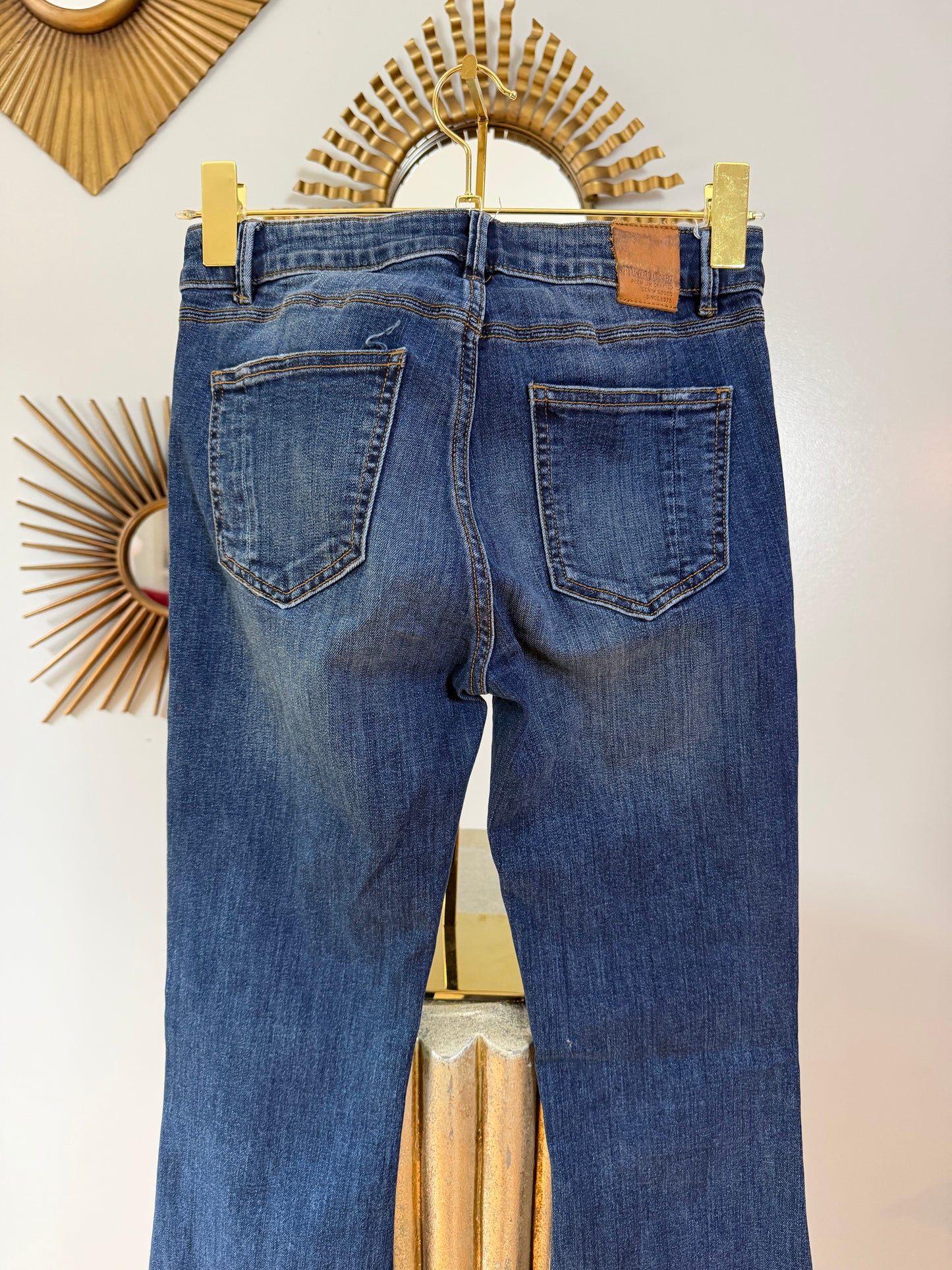 ZARA - Dark Blue Flare Jeans