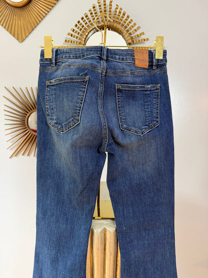 ZARA - Dark Blue Flare Jeans