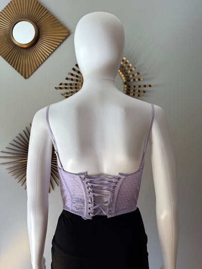 Urban Outfitters - Lilac Lace Corset Top