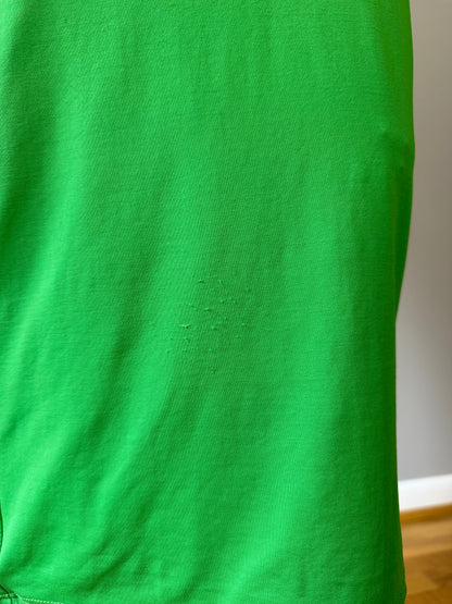 Zara - Green Cutout Midi Dress