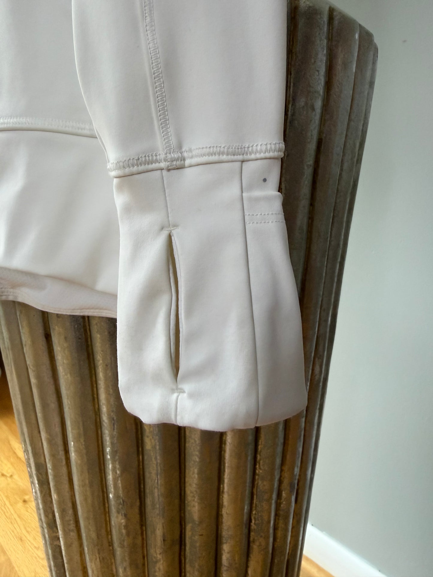 Athleta - White Quater-Zip Performance Pullover