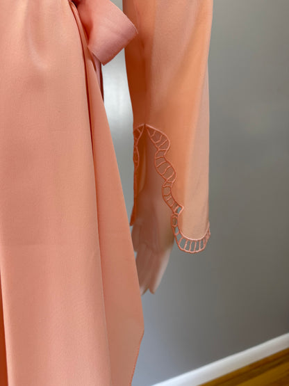 Fendi - Peach Silk Runway Dress 2017