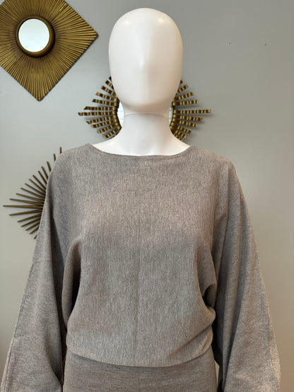 Lulu’s - Gray Sweater Dress