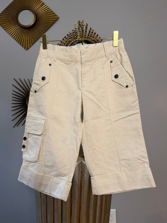 Diesel - Cream Cargo Shorts