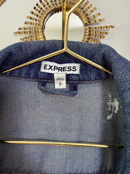 Express - Blue Denim Jacket w/ Studs
