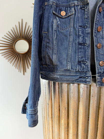 Express - Blue Denim Jacket w/ Studs