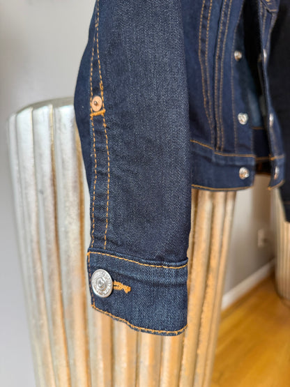 True Religion - Dark Blue Jean Trucker Jacket