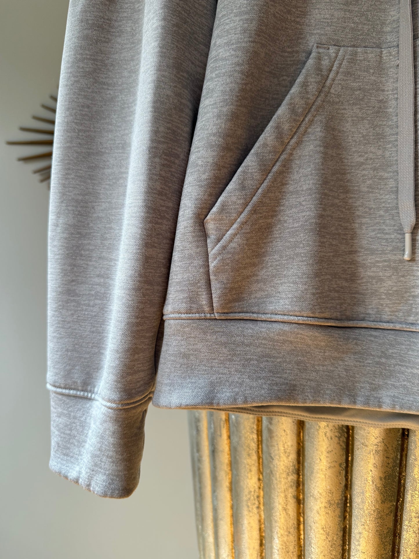 Adidas - Gray Hoodie Sweatshirt