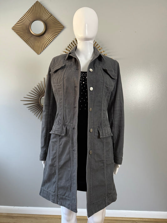 Dior - Vintage Gray Denim Long Jacket