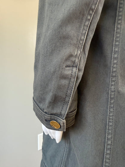 Dior - Vintage Gray Denim Long Jacket
