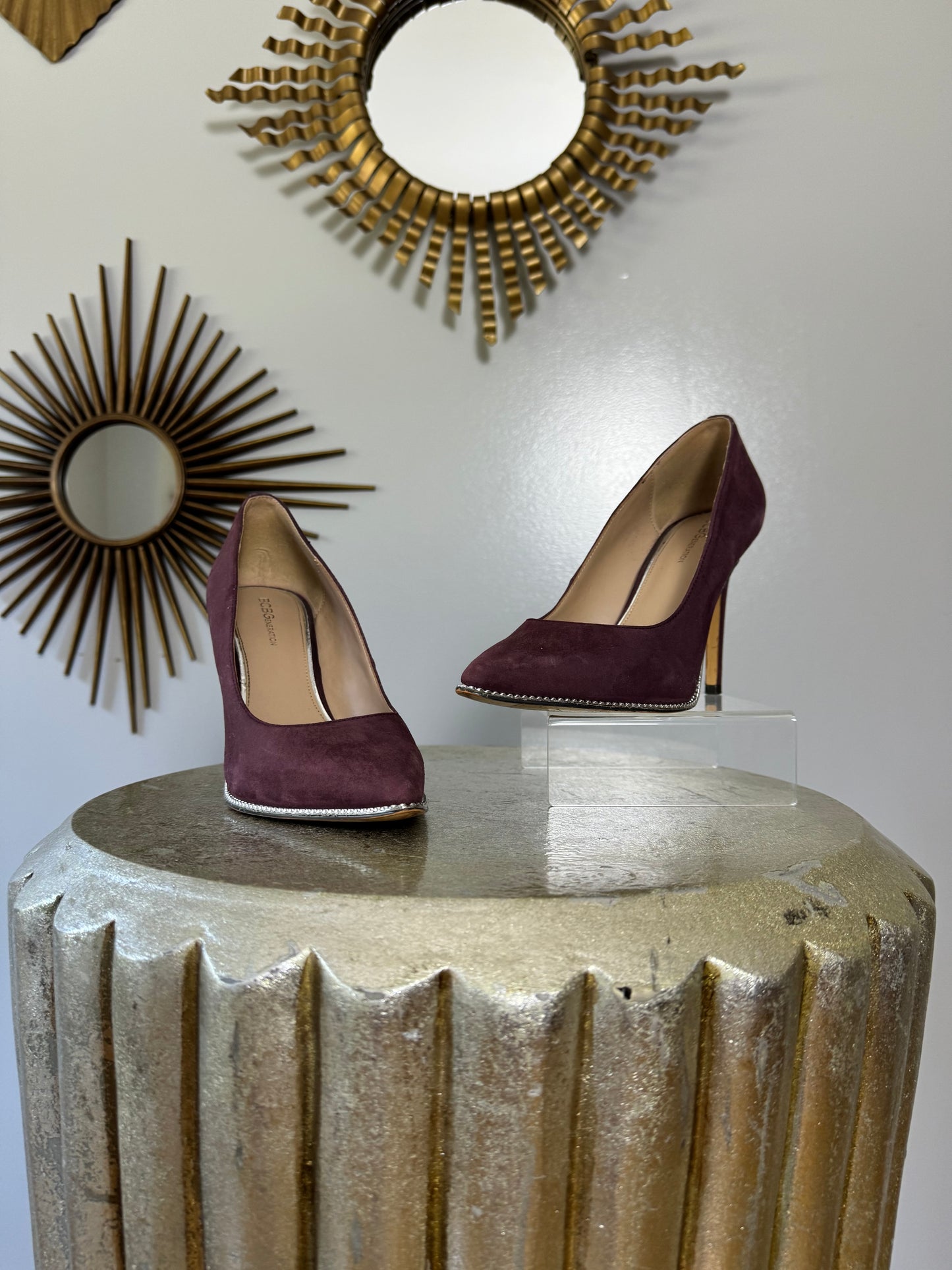 BCBGeneration - Wine Harleigh Suede Pump