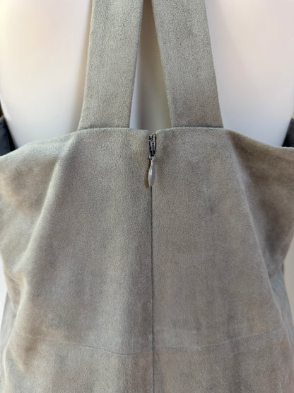 BCBGMaxAzria - Gray Abbott Sleeveless V-Neck Shift Dress