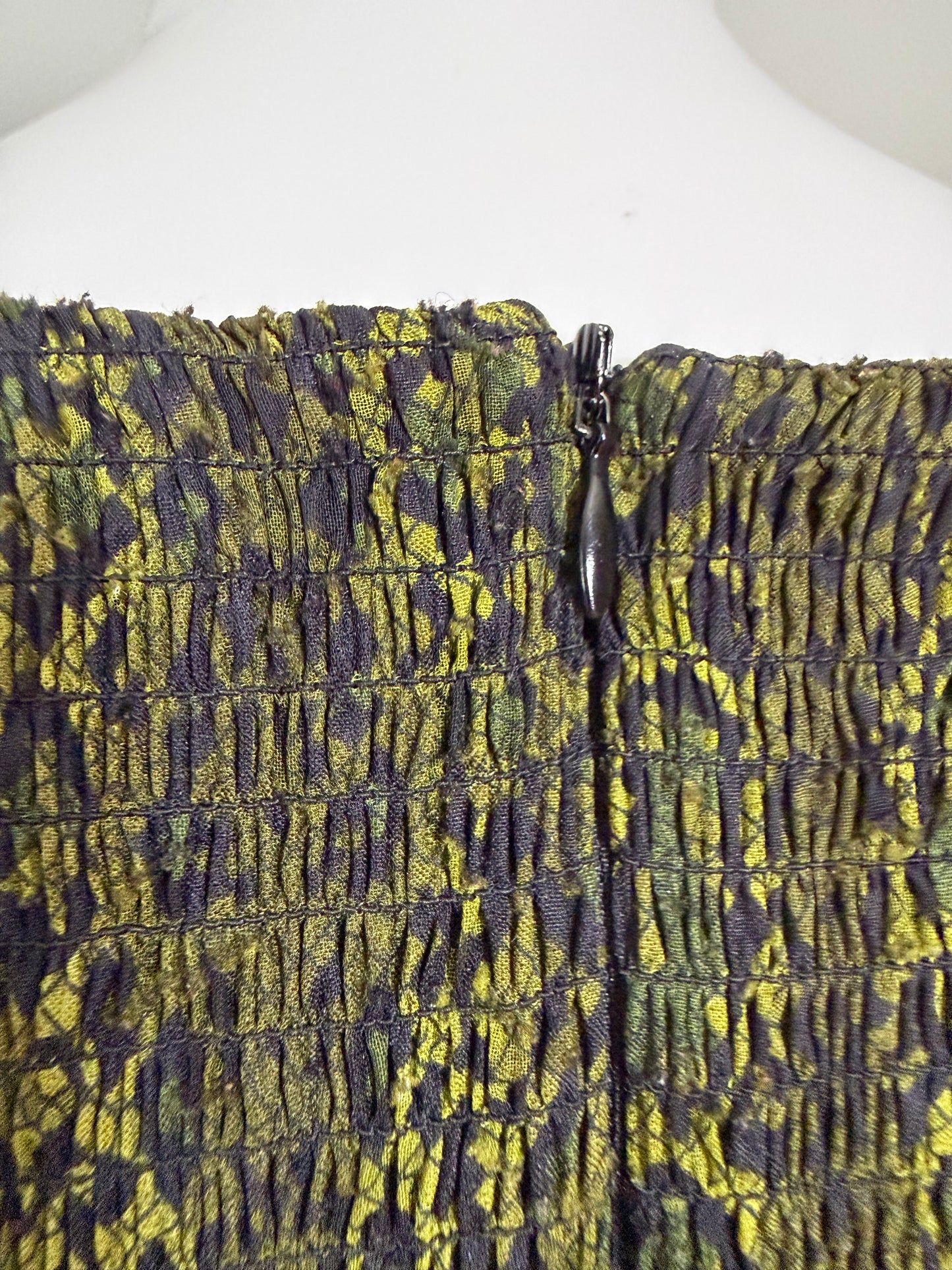 French Connection- Green Aurey Python Maxi Dress