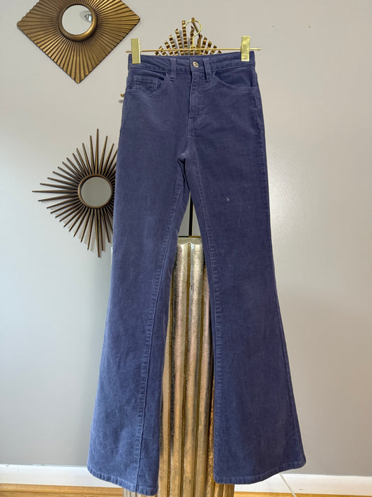 Forever 21 - Blue Corduroy Flare Pants