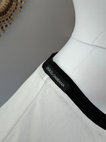 Dolce & Gabbana - White 2019 “Money Ping” T-shirt