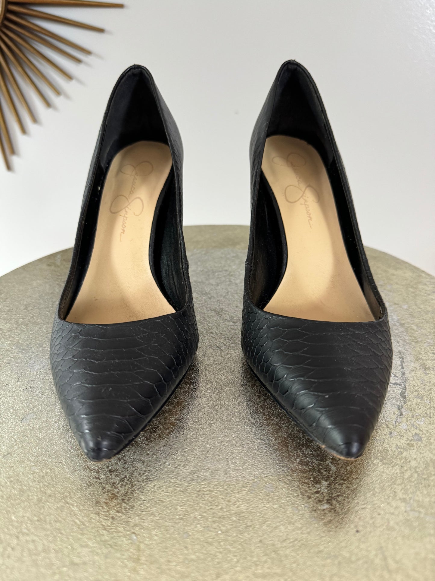 Jessica Simpson - Black Levin Faux Leather Pump