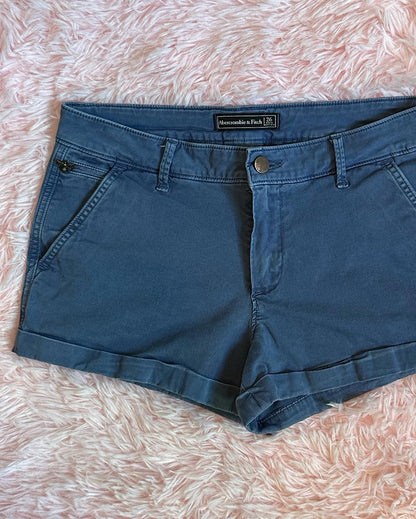 Abercrombie & Fitch - Blue Shorts-Chic Couture Closet ATL 