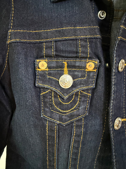 True Religion - Dark Blue Jean Trucker Jacket