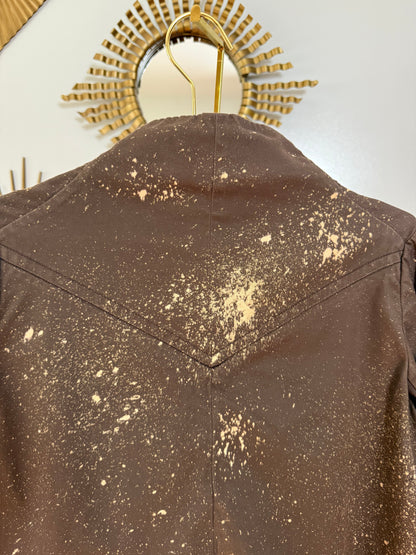 BCBGMaxAzria - Brown Splattered Utility Jacket