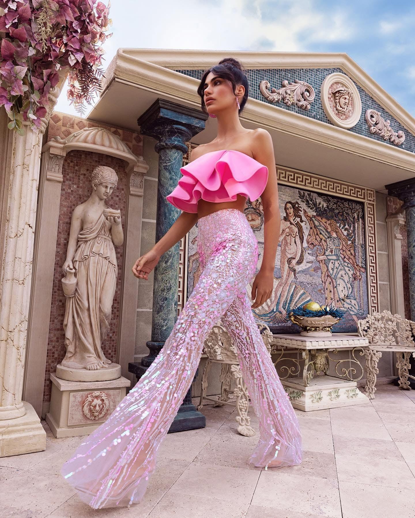 Eliya the Label - Pink Jeni Top & Alyce Pant Set