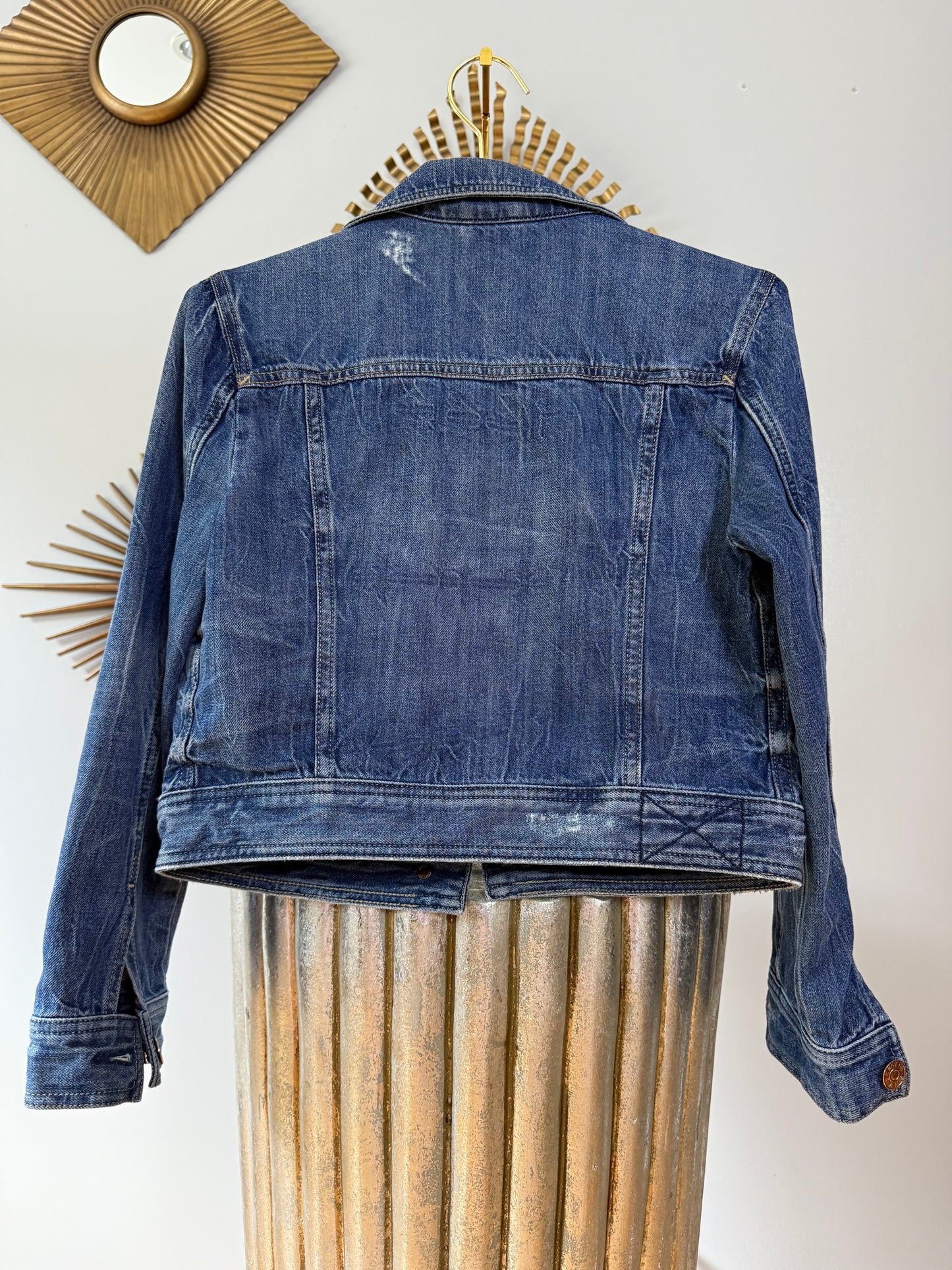 Express - Blue Denim Jacket w/ Studs