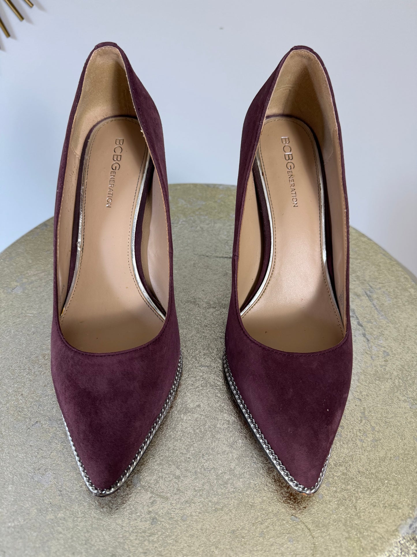 BCBGeneration - Wine Harleigh Suede Pump