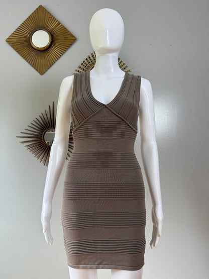 Arden B - Gray Bandage Mini Dress