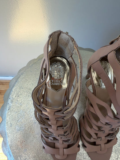 Vince Camuto - Blush Cutout Gladiator Heels