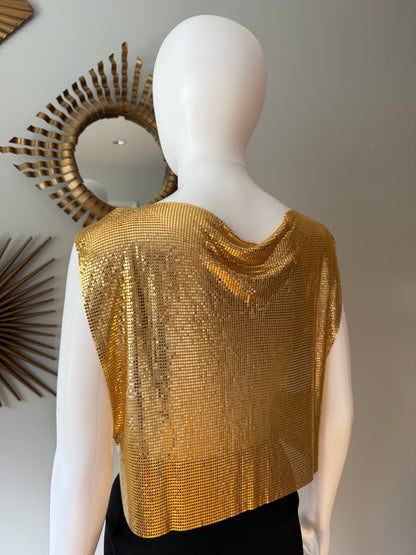 Gold Chainlink Top
