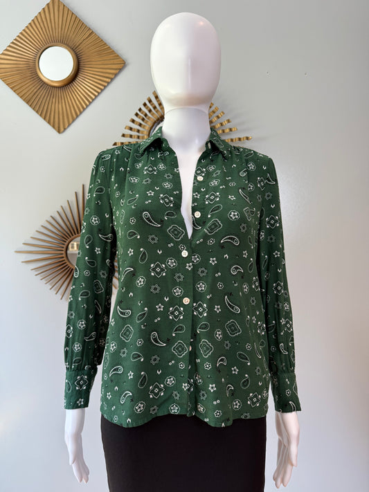 Rails - Green Jesabel Bandana Shirt