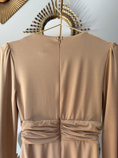 Princess Polly - Tan Jude Long Sleeve Bodysuit