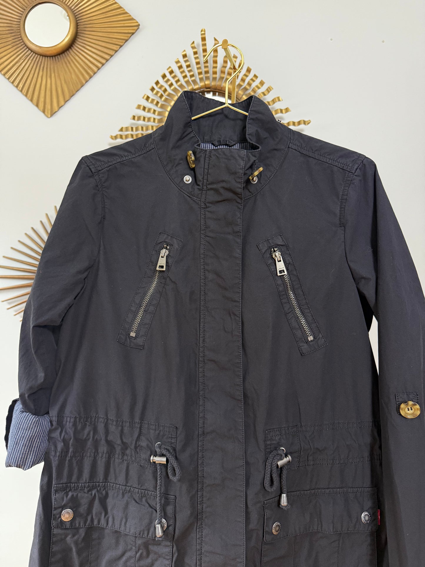 Levi’s- Black Parachute Utility Jacket