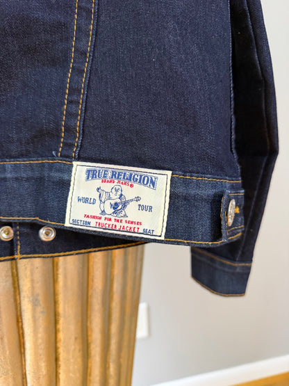 True Religion - Dark Blue Jean Trucker Jacket