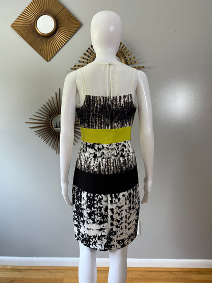 BCBGMaxAzria - Black Printed Tara Dress