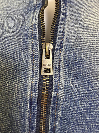 Guess - Blue Bomber Denim Jacket