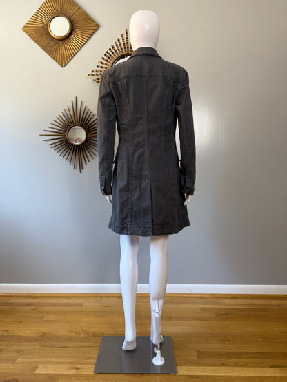 Dior - Vintage Gray Denim Long Jacket