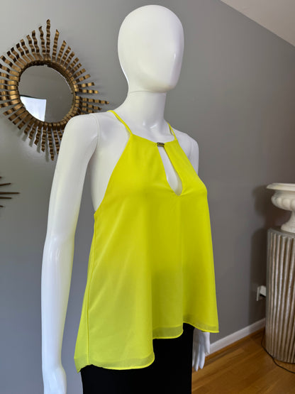 Mustard Seed - Yellow Strappy Top w/ Back Detail