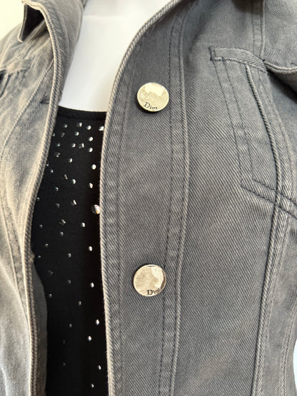 Dior - Vintage Gray Denim Long Jacket