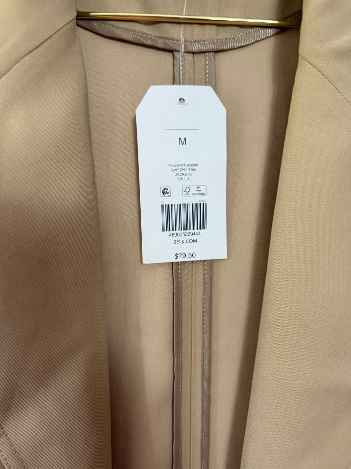 Wonderly - Tan Classic Trench Coat