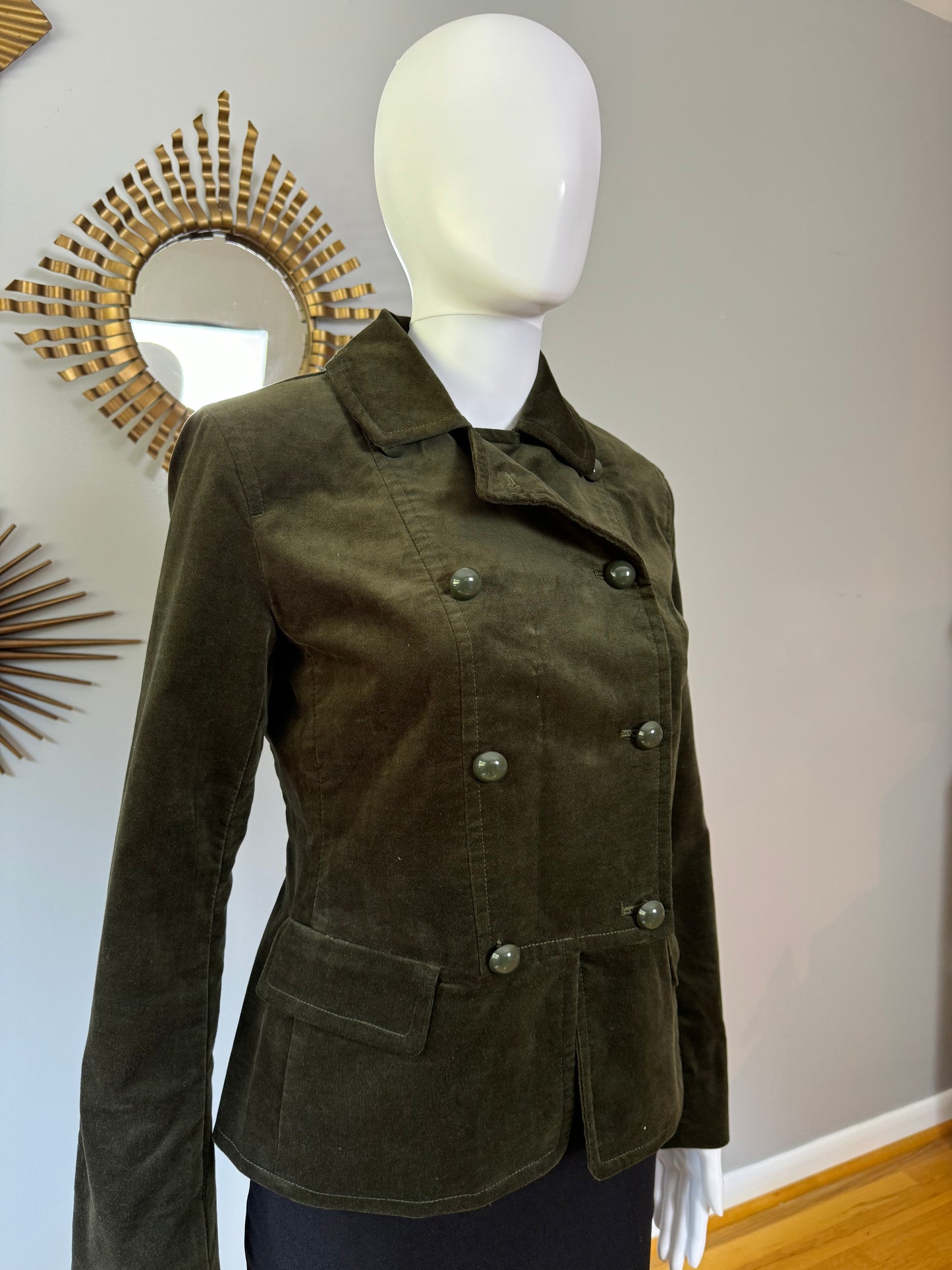 Talbots - Green Military Style Jacket