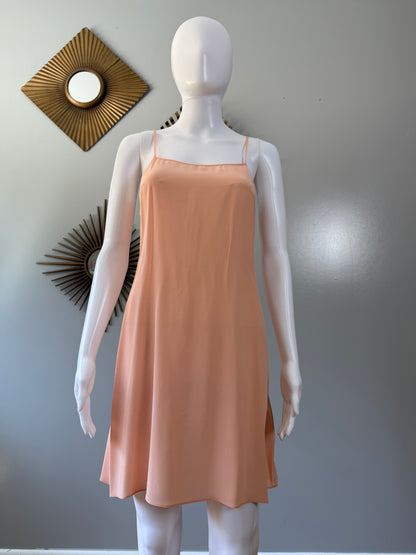 Fendi - Peach Silk Runway Dress 2017