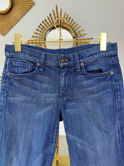 7 For All Mankind - Blue Denim Bermuda Shorts