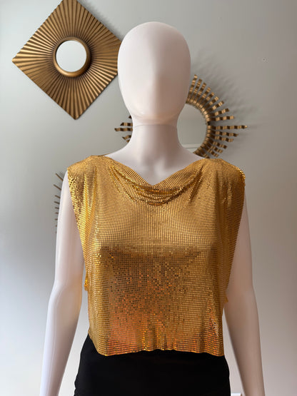 Gold Chainlink Top