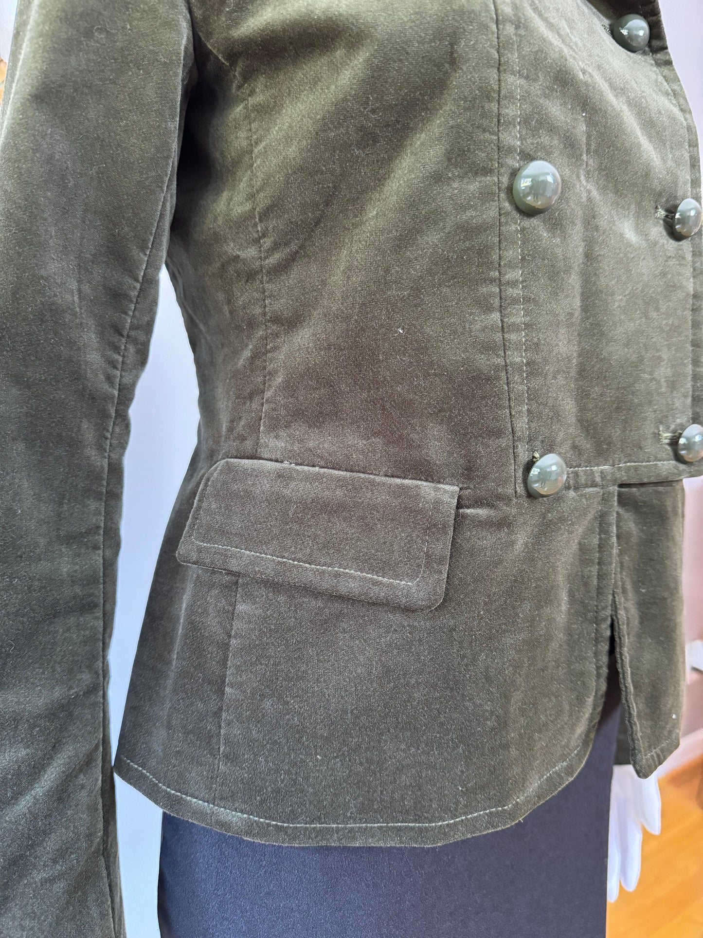 Talbots - Green Military Style Jacket