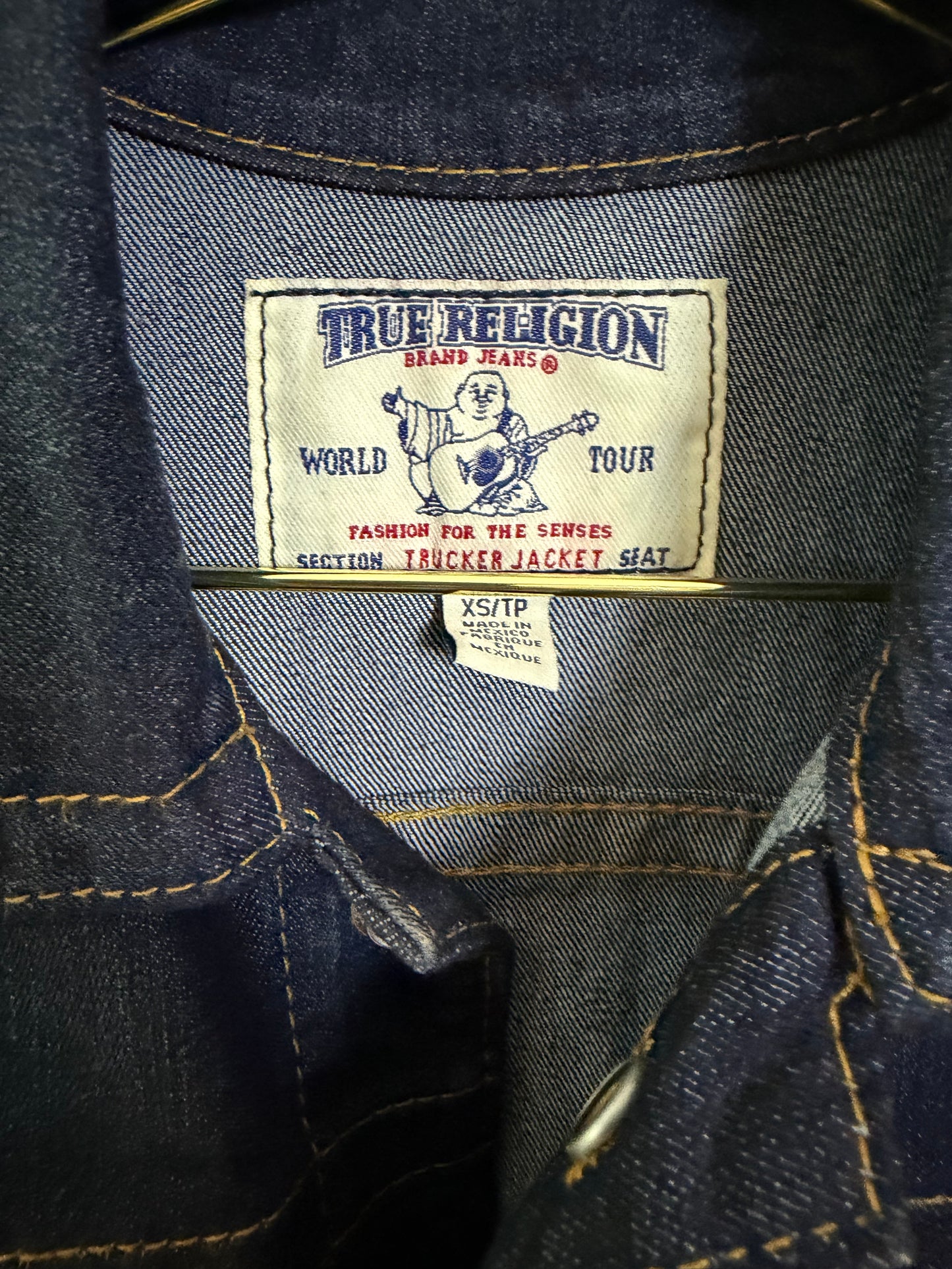 True Religion - Dark Blue Jean Trucker Jacket