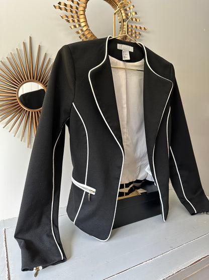 H&M - Black and White Blazer