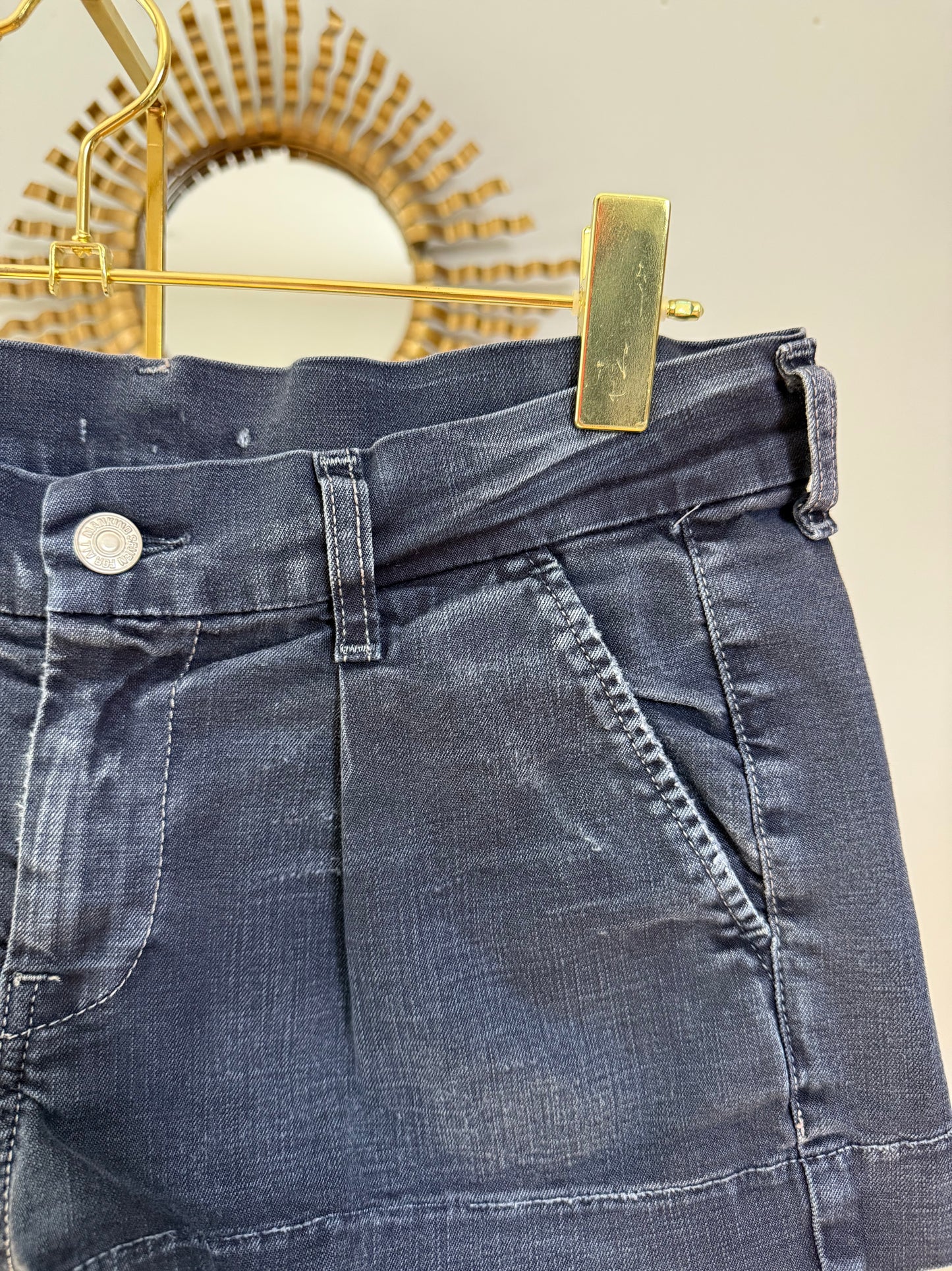 7 For All Mankind - Blue Denim Shorts