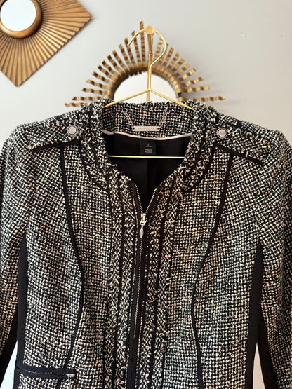 White House Black Market- Black Tweed Jacket