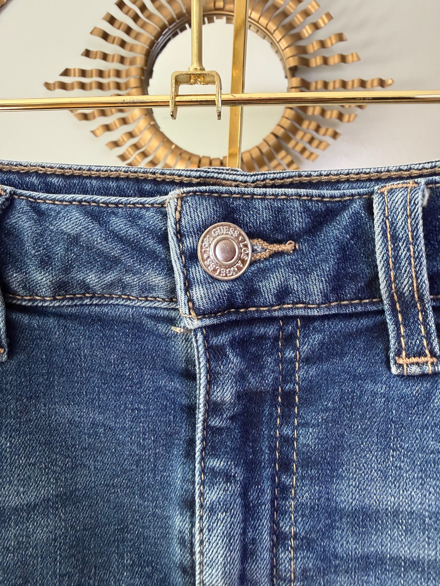 Guess - Blue Denim Pencil Skirt